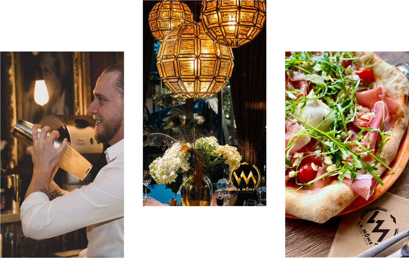 Restaurant La Môme Isle Adam - Restaurant italien  Isle Adam - Restaurant italien Cergy - bien manger L'ISLE-ADAM